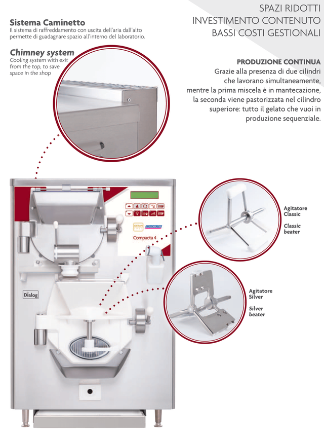 Compacta 4 batch online freezer